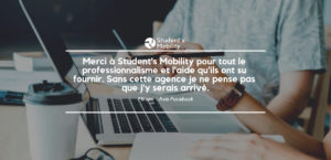 Student's Mobility témoignage Miriam