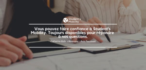 Student's Mobility témoignage Catherine